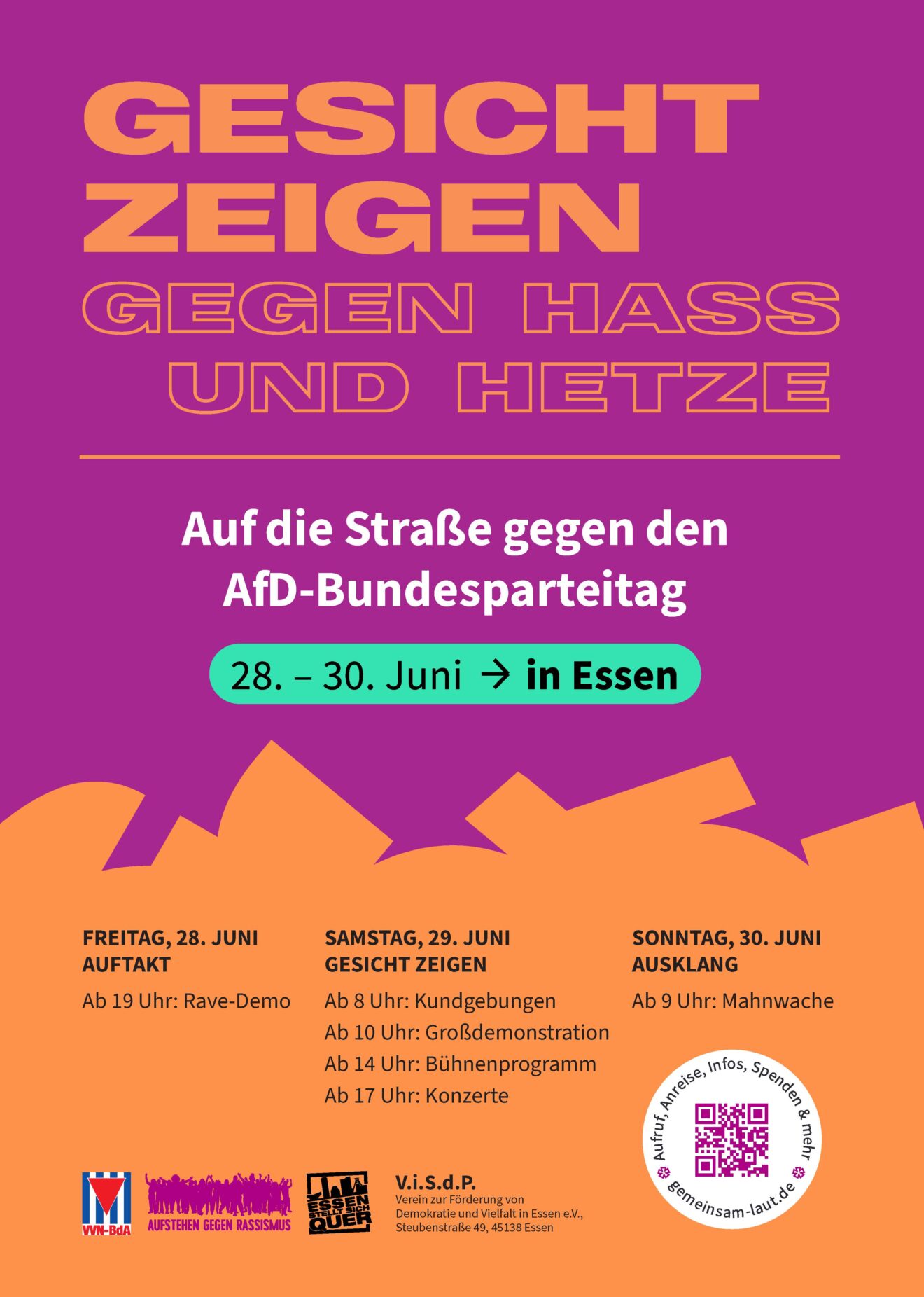 Gemeinsam laut gegen rechts