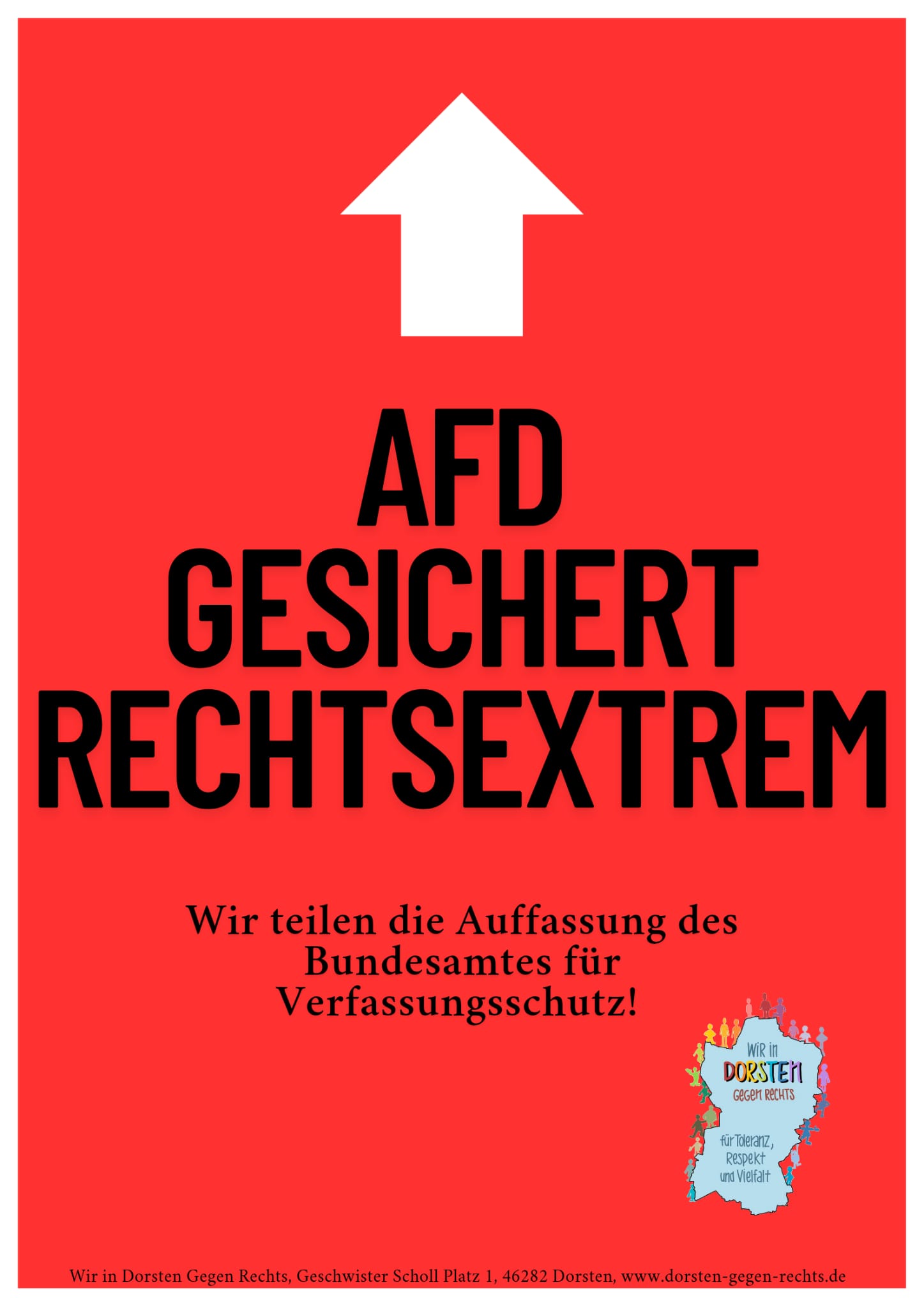 Wir plakatieren!