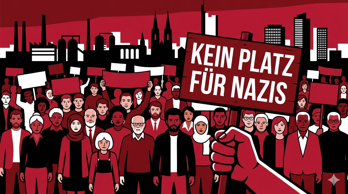 Nazis marschieren am 1. Mai durch Essen – komm zum Gegenprotest!