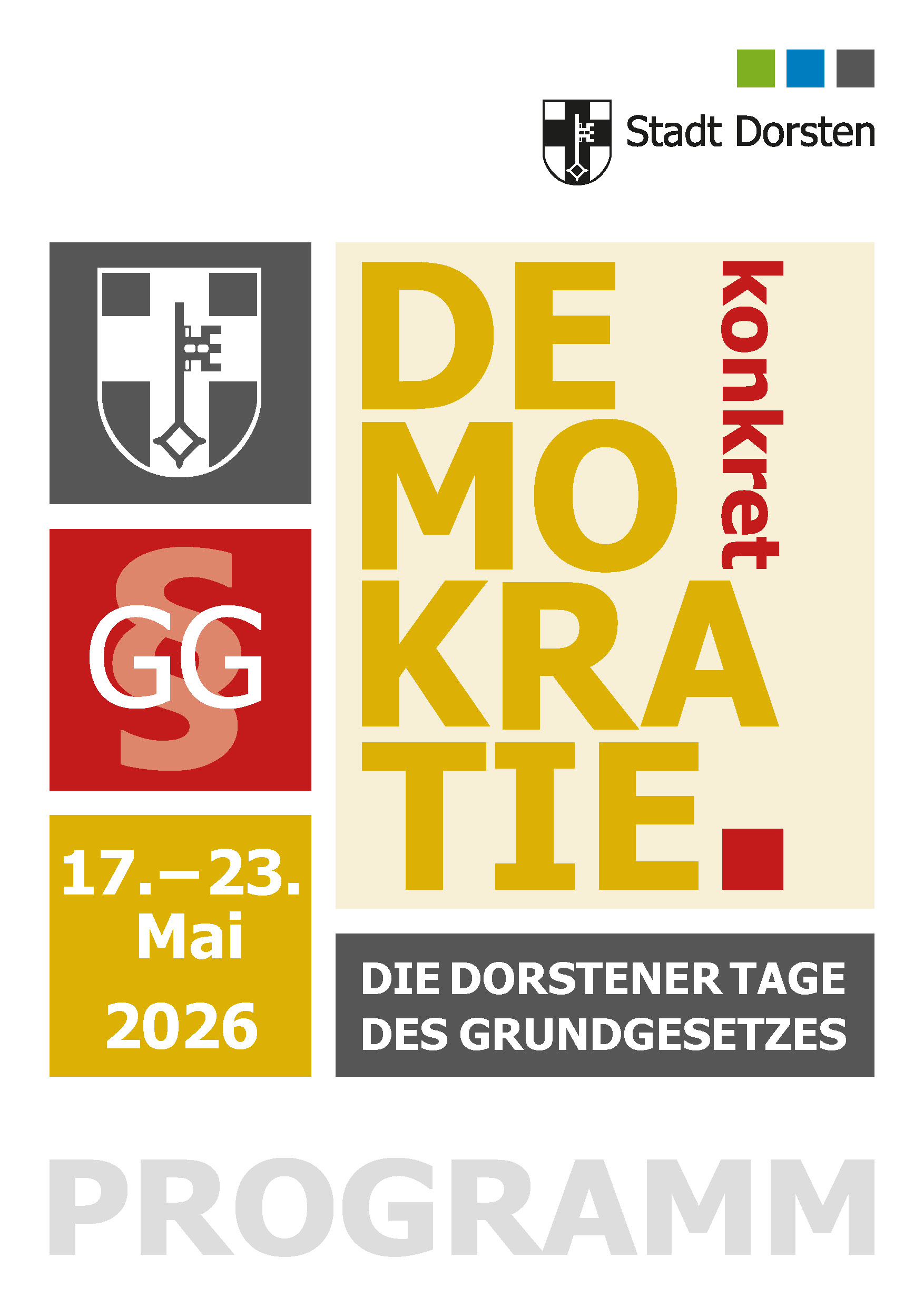 Dorstener Tage des Grundgesetzes – Das Programm 2026
